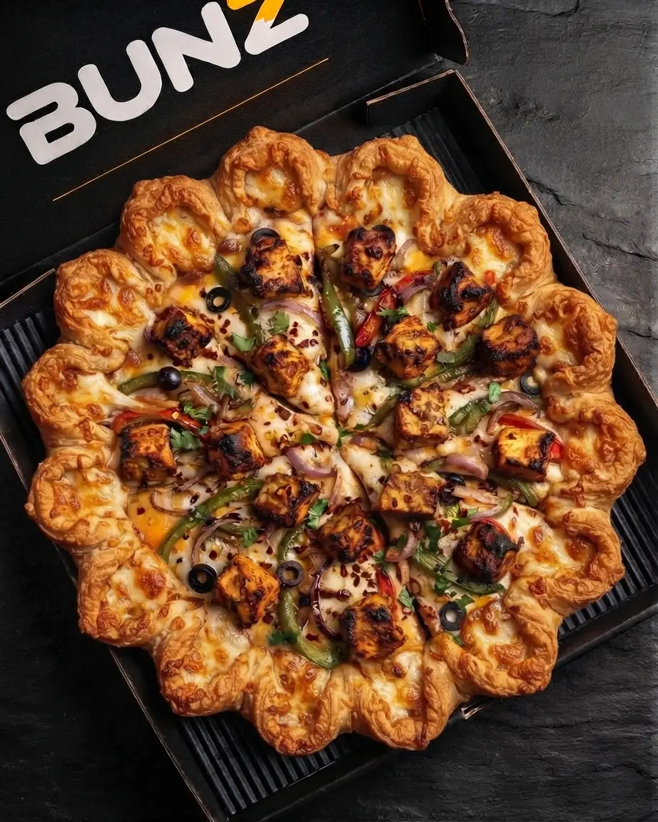 Crown Crust Pizza with premium crown crust - BUNZ.pk Pakistan